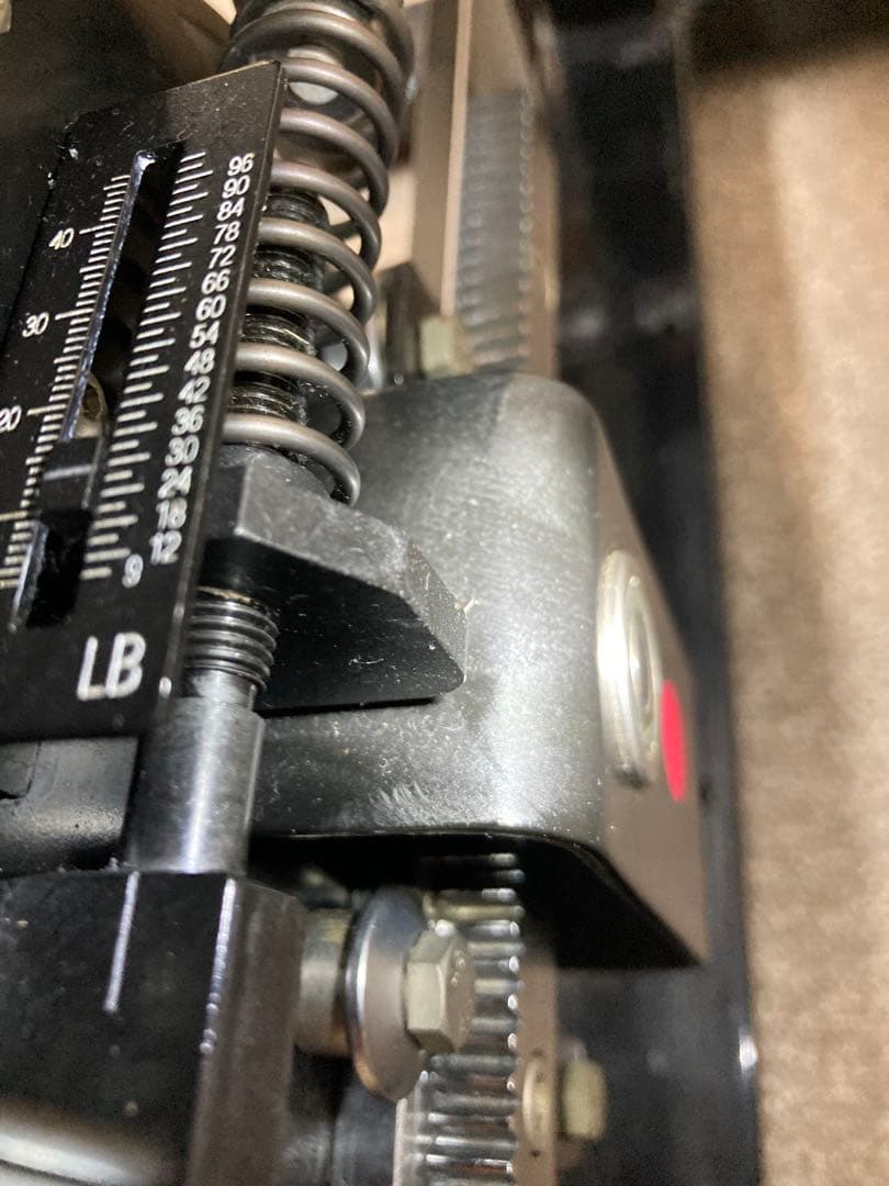 【ジャンク品】ガット張り機 ばね式　テニス・バドミントン　Spin Japan製