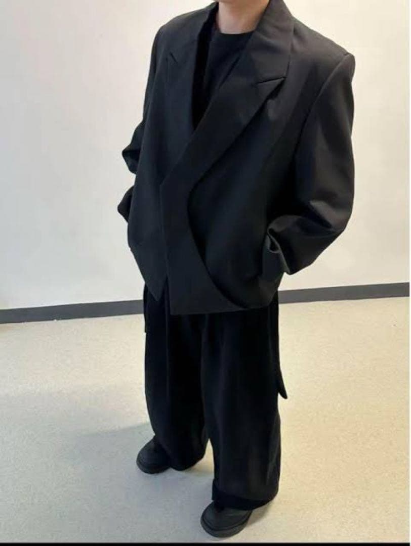common divisor テーラードジャケット ブラック