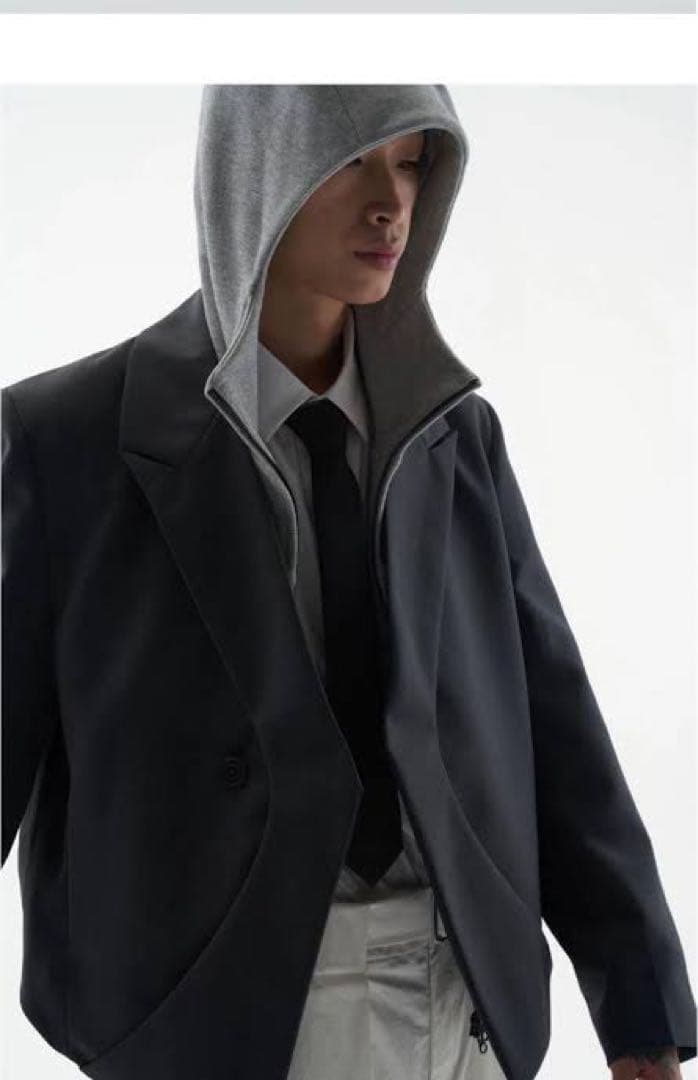 common divisor テーラードジャケット ブラック