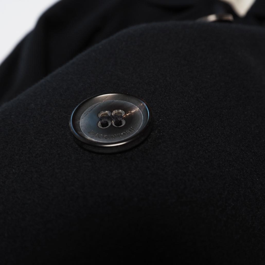 MACKINTOSH 現行白タグ ウールソフトメルトンピーコート 英国製 36