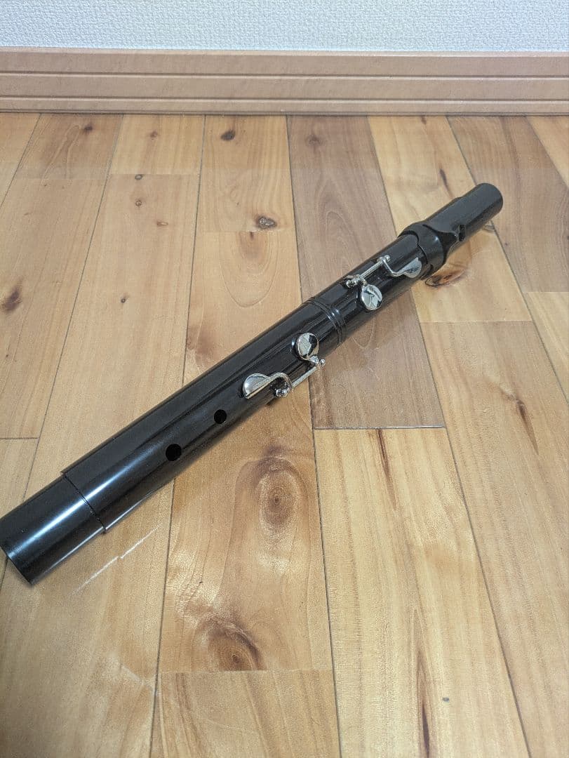 AULOS バスリコーダー バロック式 533B-E ハードケース付き