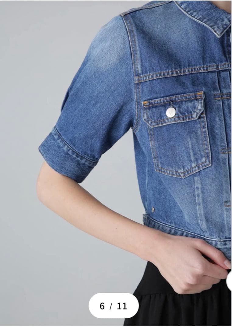 アドーア美品【SERGE】Gジャン インディゴ