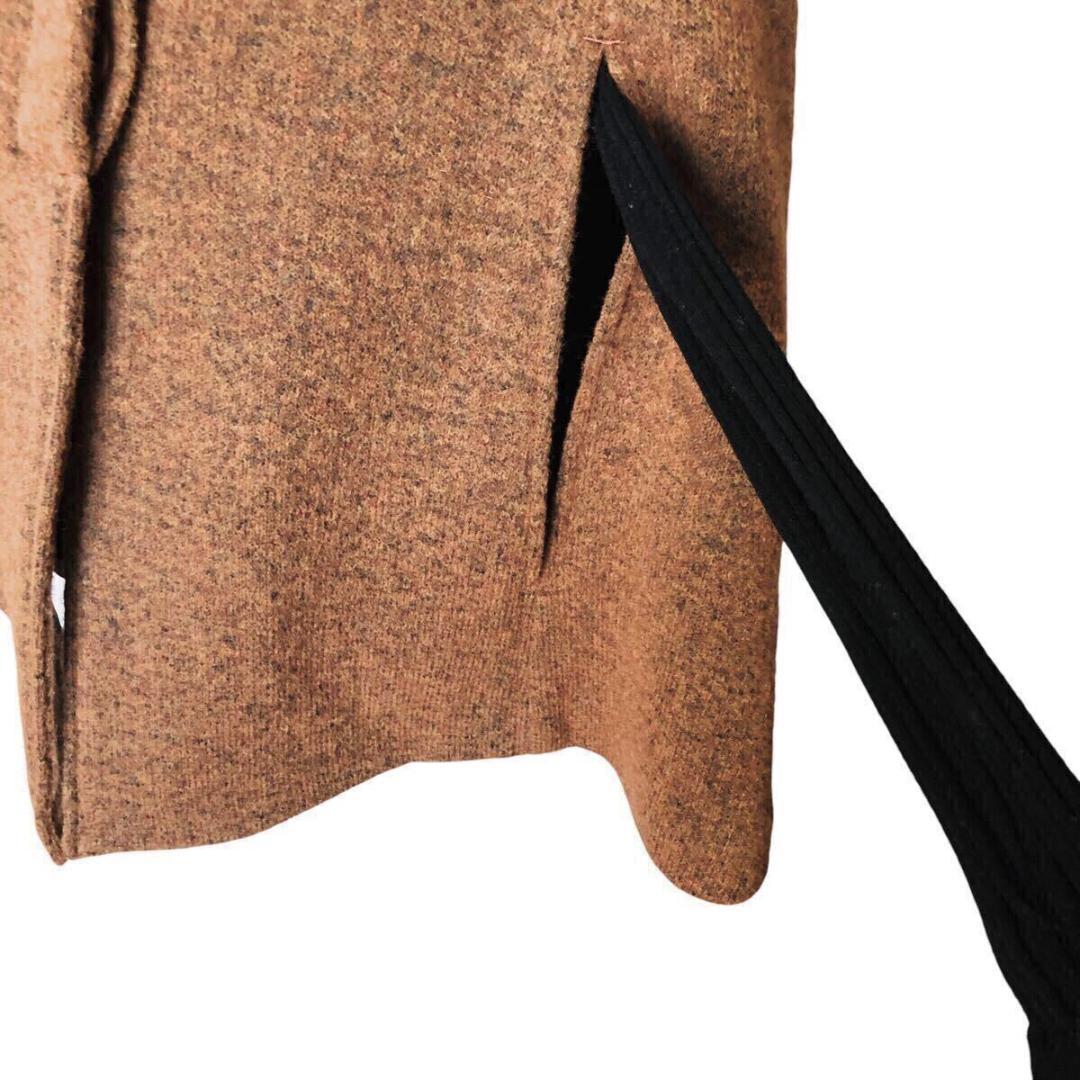 MASON'S⭐️メイソンズ ウール ケープ コート ブラウン サイズ40