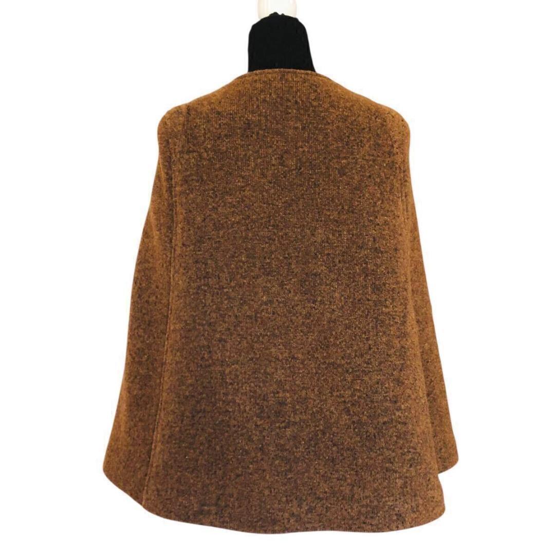 MASON'S⭐️メイソンズ ウール ケープ コート ブラウン サイズ40