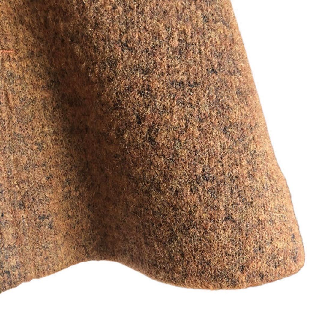 MASON'S⭐️メイソンズ ウール ケープ コート ブラウン サイズ40