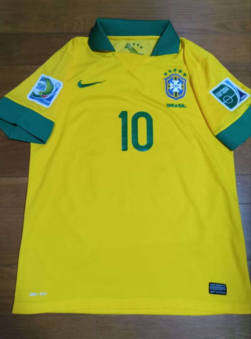 2013年　ブラジル代表　ネイマール　10番　コンフェデ　正規品　当時物　美品