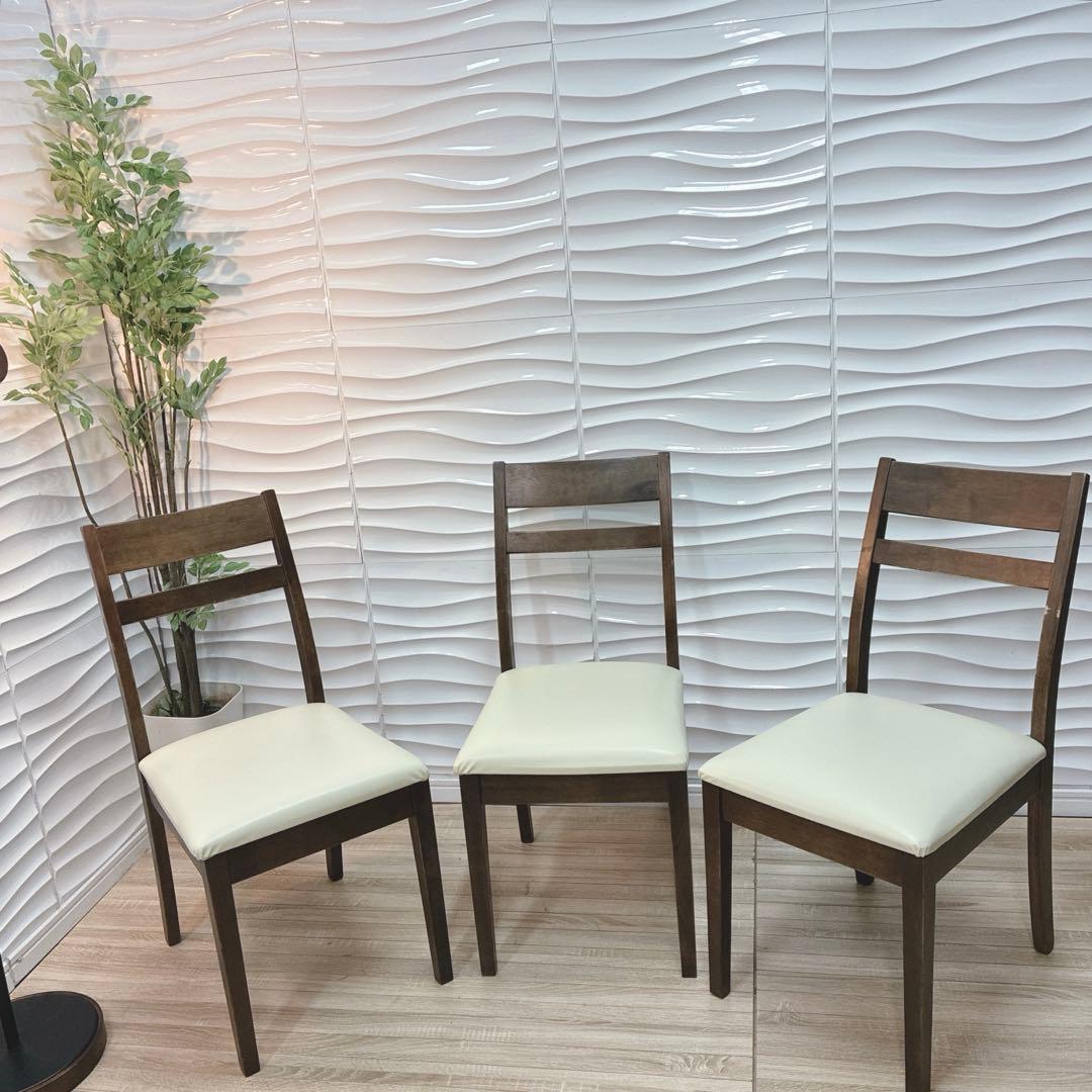 ◇大阪府 神戸市 配達料無料！◇ニトリ◇ダイニングチェア◇シャスタ3◇3脚セット