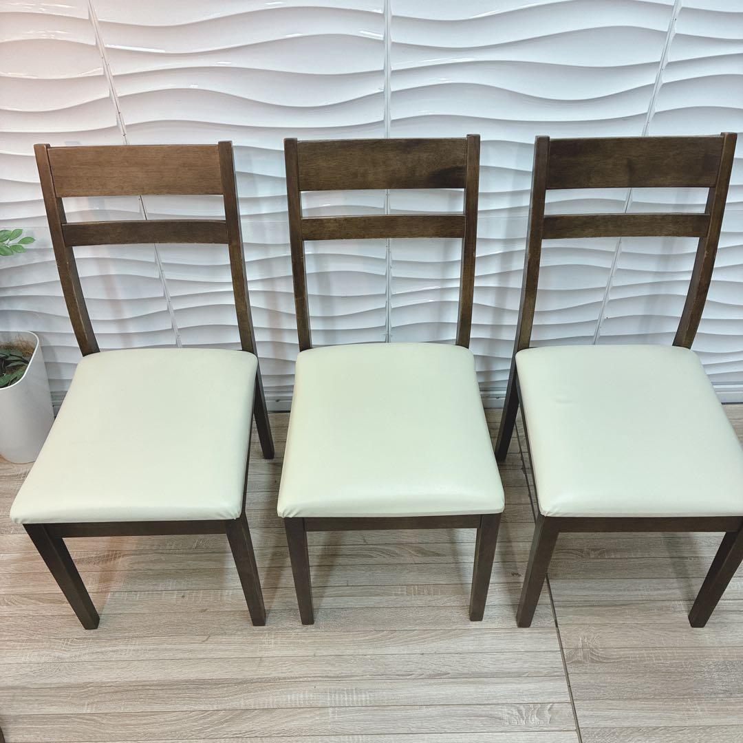 ◇大阪府 神戸市 配達料無料！◇ニトリ◇ダイニングチェア◇シャスタ3◇3脚セット