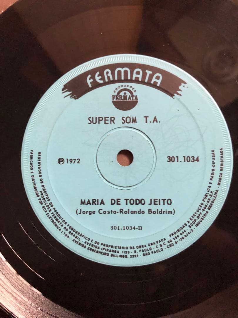 SUPERSOM T.A. オリジナル7inchレコード