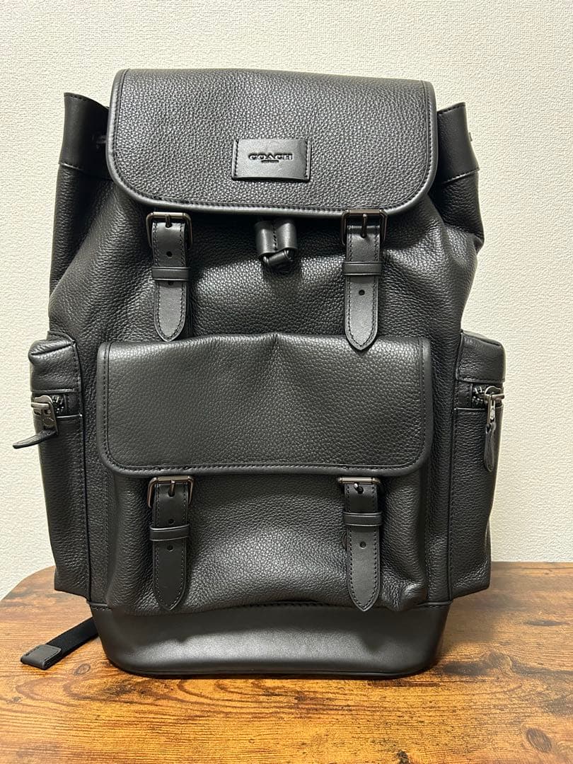 【新品未使用】COACH スプリント　バックパック 黒 CT015