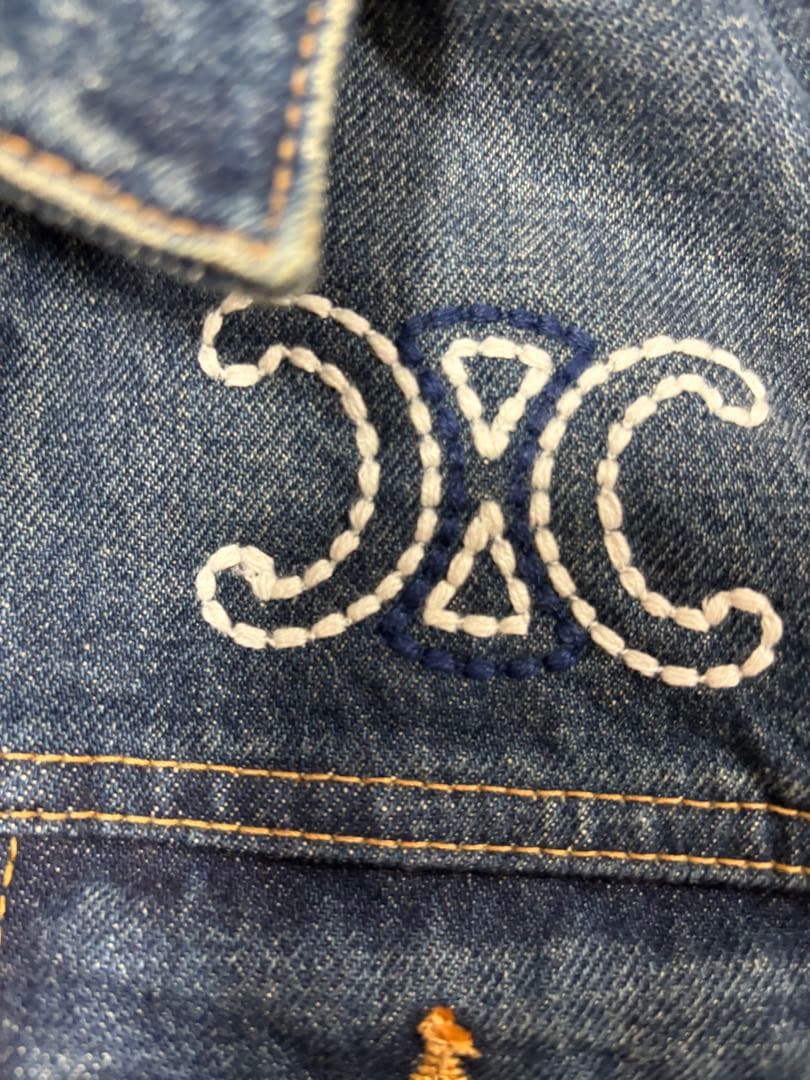 CELINE ダークブルー デニムジャケット