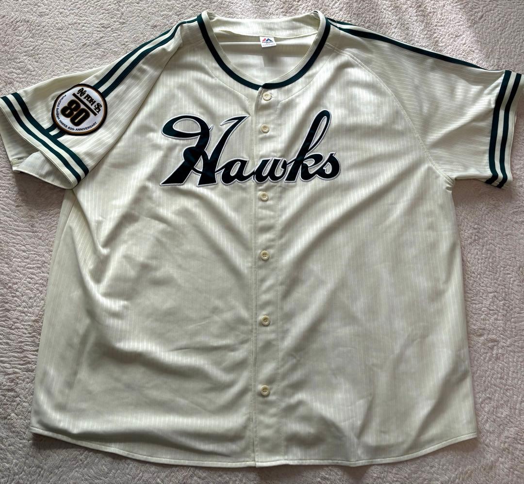 ソフトバンク/南海ホークスユニフォーム ンテージスタイル (2XL)