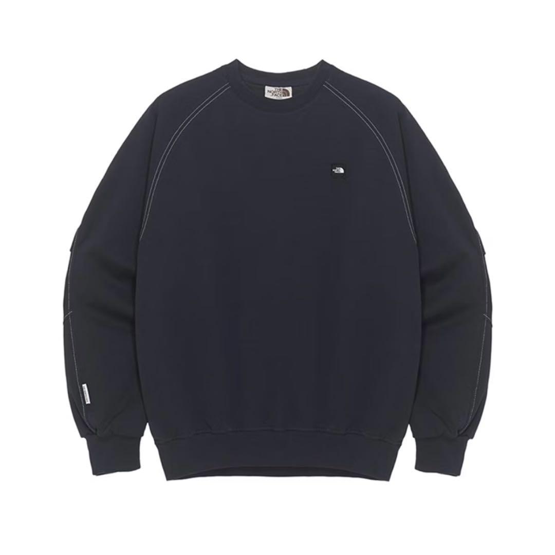ザ・ノースフェイス ネイビー 新品タグ付き ステッチスウェットシャツ