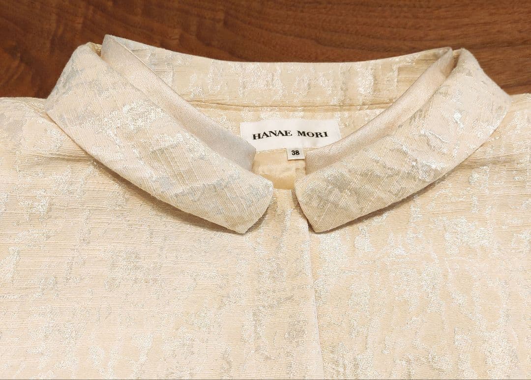 【未使用品】HANAEMORI ハナエモリ　セットアップ　ホワイト　クリーム