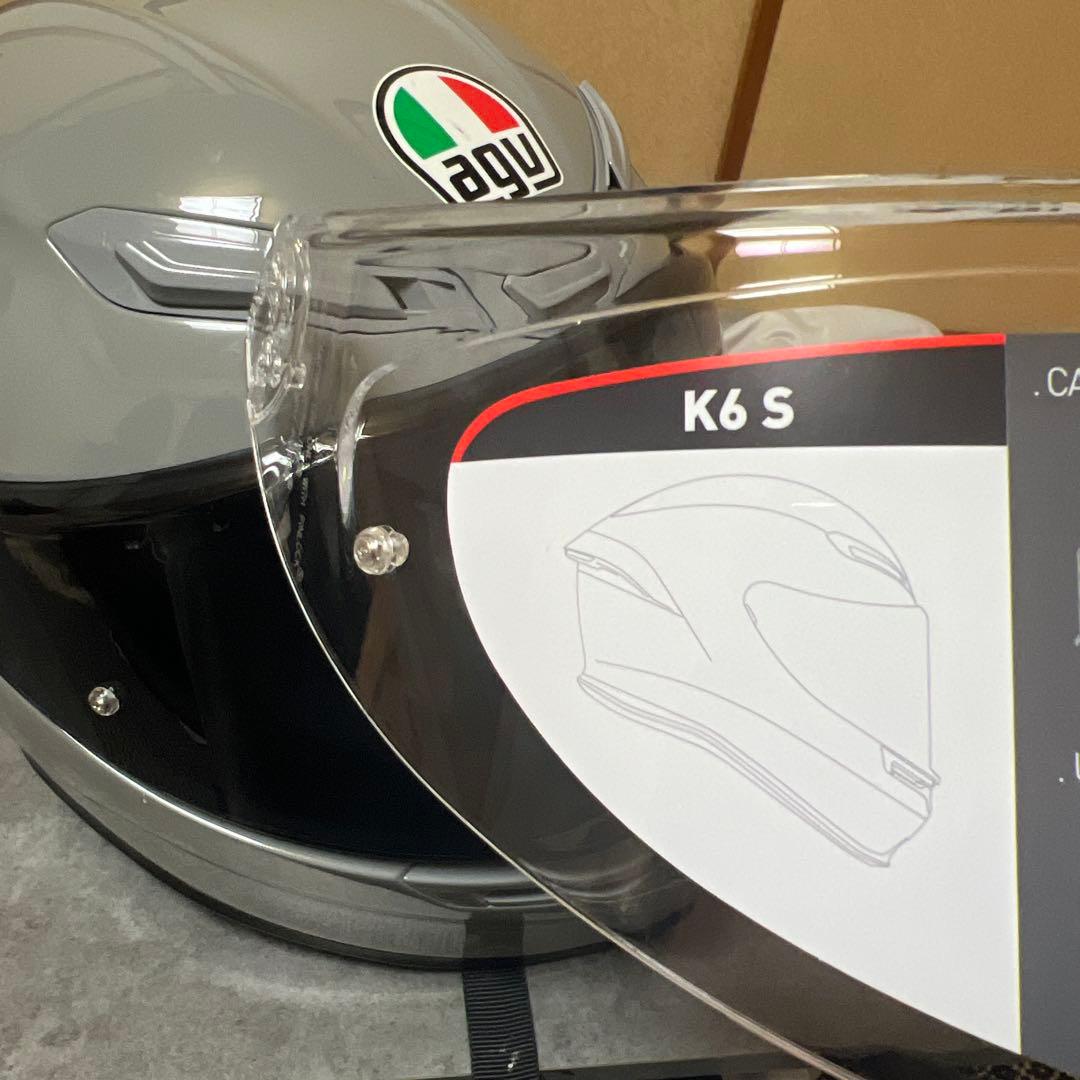 Y**様 レ*ム様 AGV フルフェイスヘルメット グレー K6 S