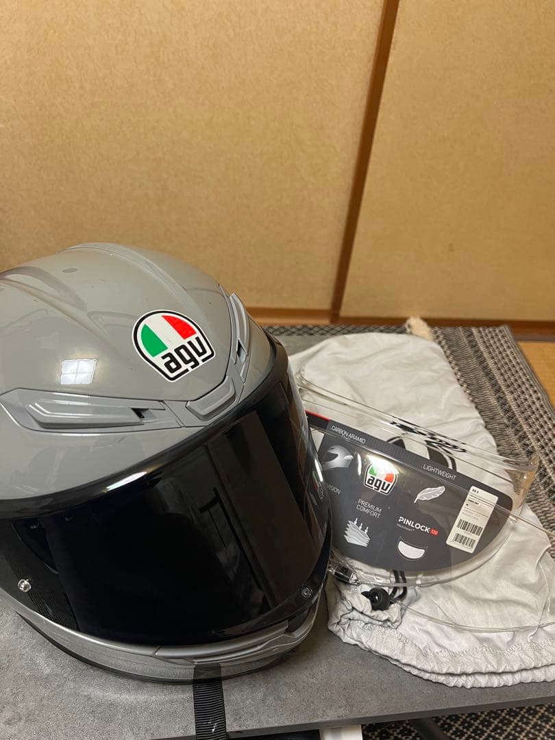 Y**様 レ*ム様 AGV フルフェイスヘルメット グレー K6 S