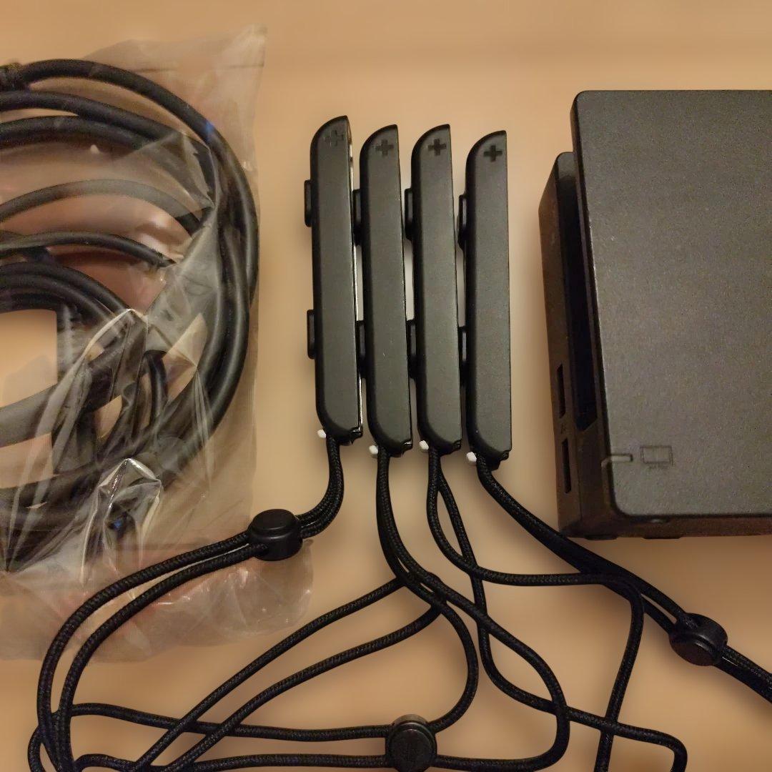 【すぐ遊べるセット】　ニンテンドースイッチ　本体　ジョイコン×4　保護フィルム付