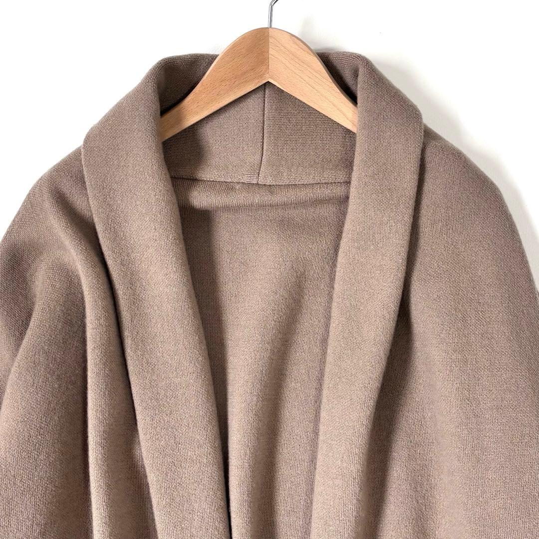 MUSE de Deuxieme Classe スムースニットガウンコート