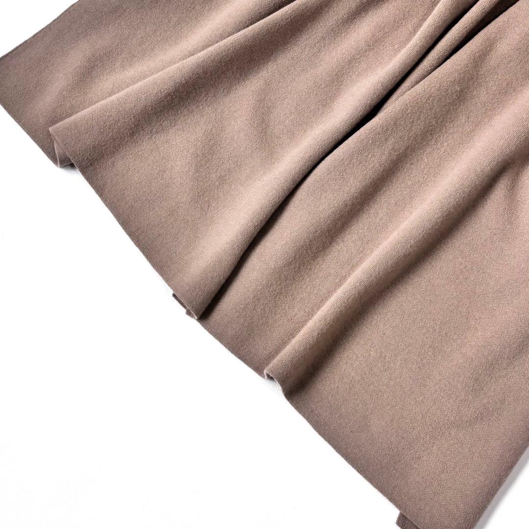 MUSE de Deuxieme Classe スムースニットガウンコート