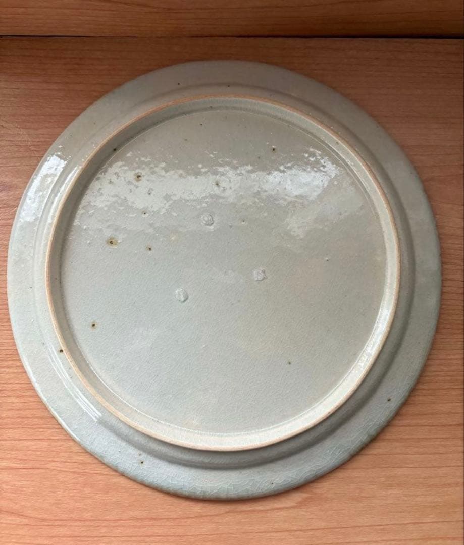 市野吉記　コウホ窯　大皿　平皿　リム皿　お正月