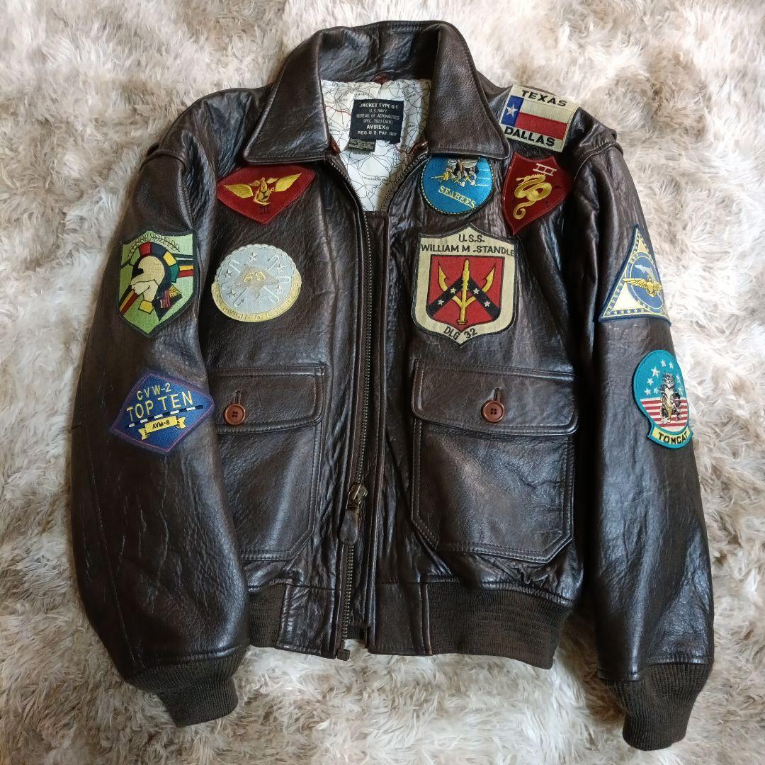 AVIREX G-1 トップガン フライトジャケット M ファー 脱着