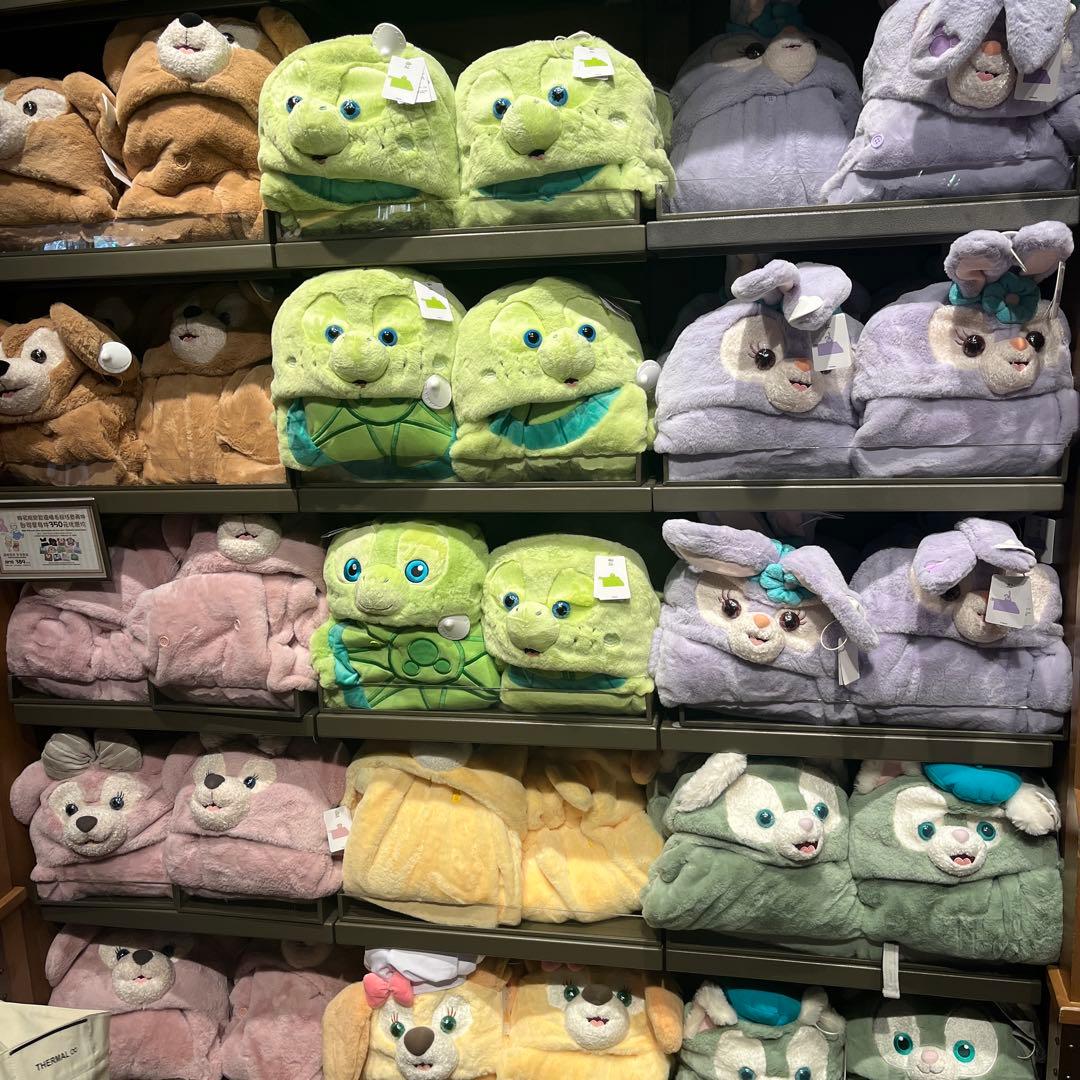 上海ディズニー　ダッフィーフレンズ　ブランケット　ジェラトーニ