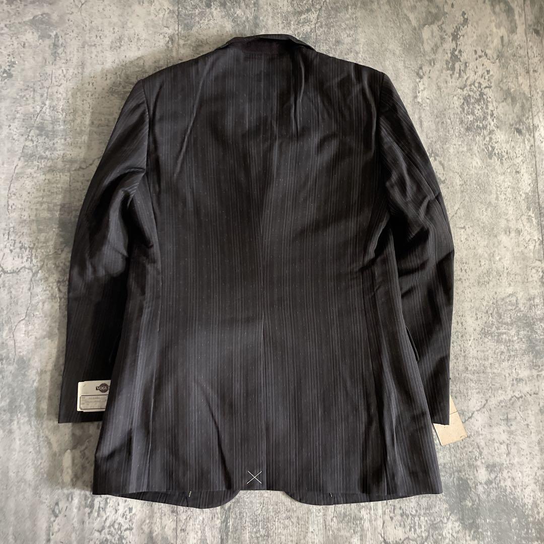 未使用 OLD GUCCI ネクタイ 極上ウール ストライプ柄 スーツ ブラウン