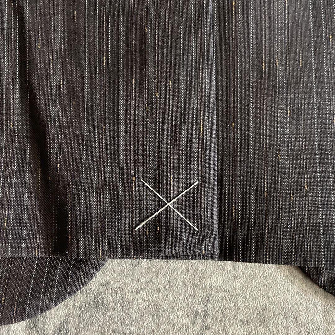 未使用 OLD GUCCI ネクタイ 極上ウール ストライプ柄 スーツ ブラウン