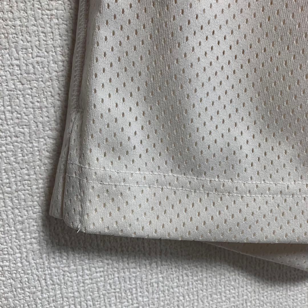 【新品】レイニングチャンプ　ショートパンツ　メンズ　ホワイト　メッシュ　L