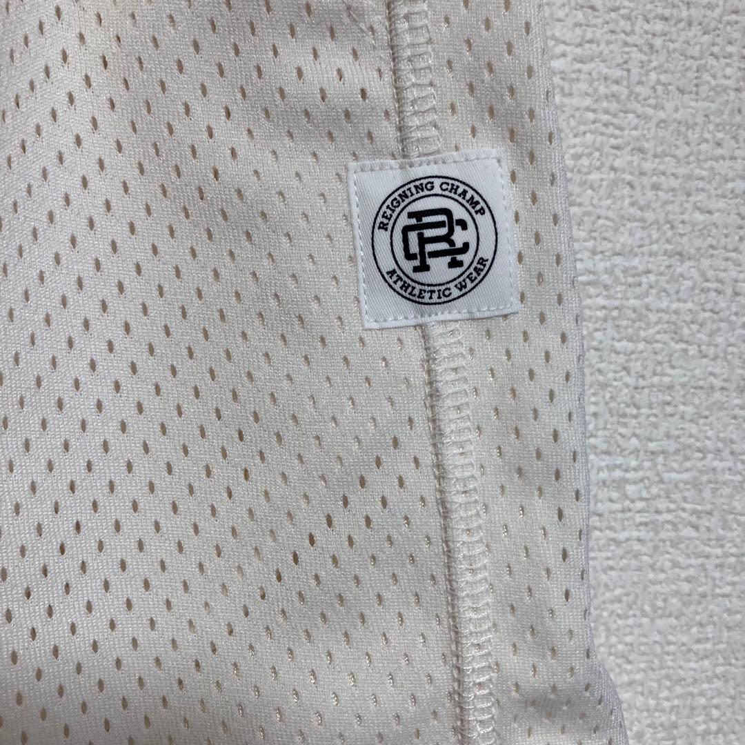 【新品】レイニングチャンプ　ショートパンツ　メンズ　ホワイト　メッシュ　L