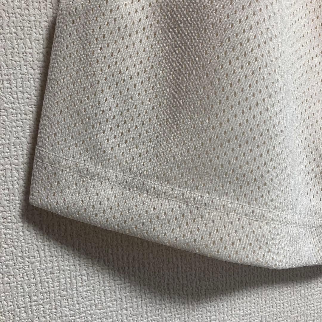 【新品】レイニングチャンプ　ショートパンツ　メンズ　ホワイト　メッシュ　L