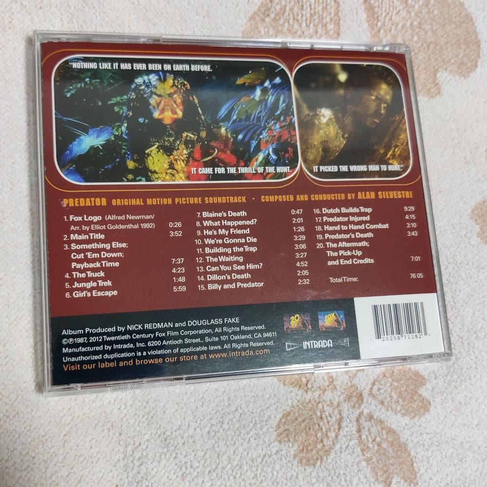 PREDATOR オリジナルサウンドトラック CD