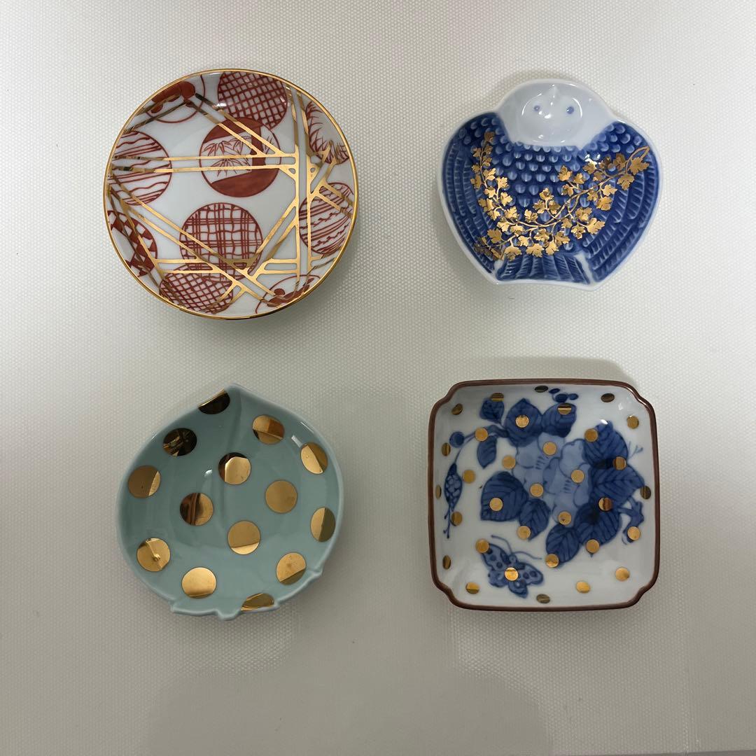 美品★amabro アマブロ MAME 豆皿 有田焼　和食器 幸楽窯　正月