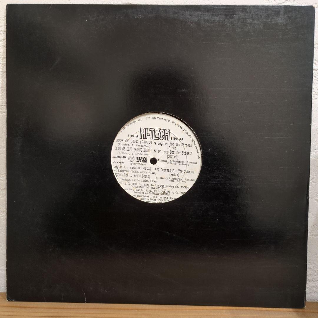 Hi-Tech「 4 Degrees For The Streets」レコード