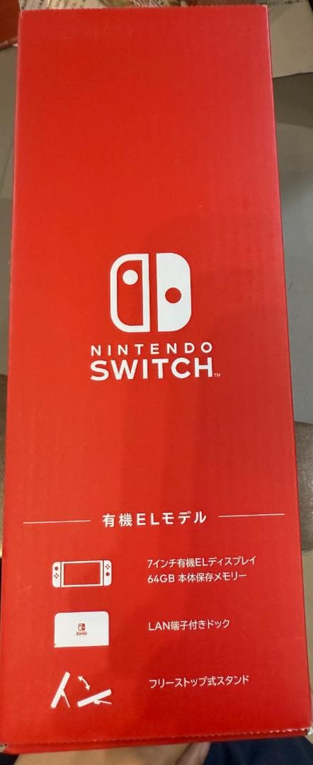 新品同様　Nintendo Switch 有機ELモデル マリオレッド