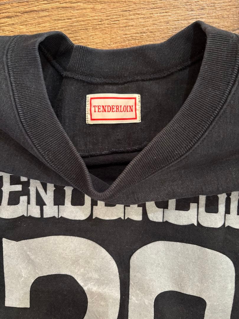 テンダーロイン T-NFL RAG ラグラン 七分袖 ブラック