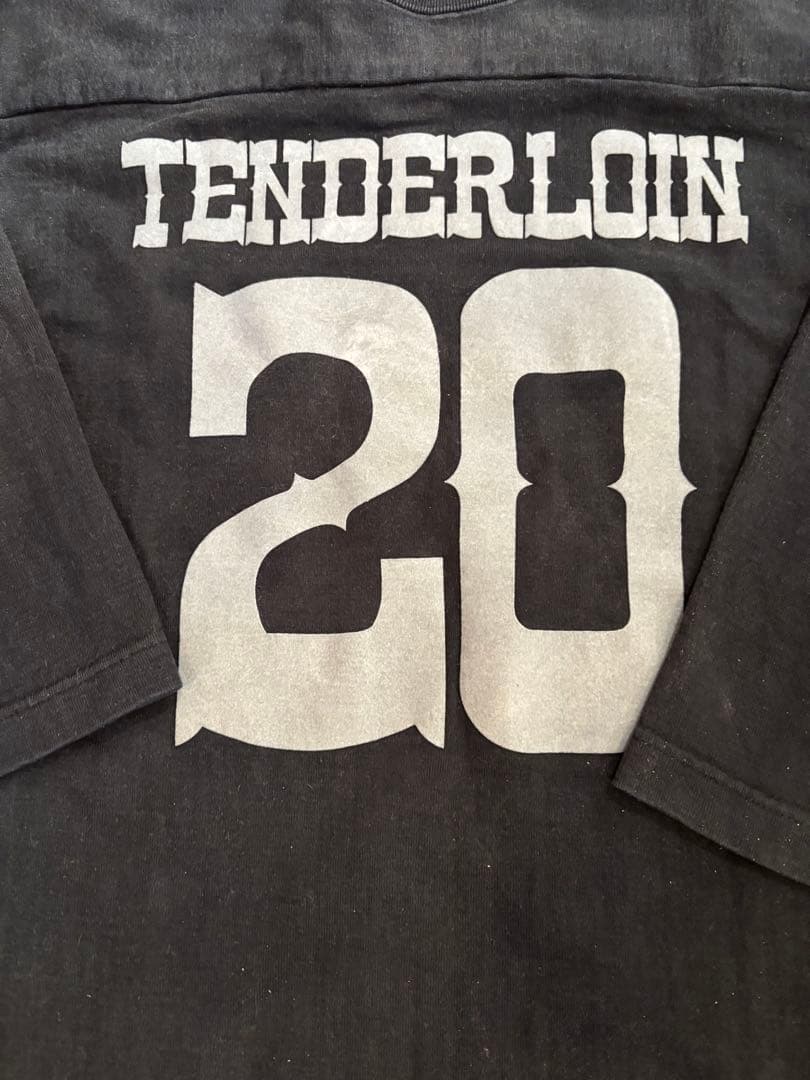 テンダーロイン T-NFL RAG ラグラン 七分袖 ブラック