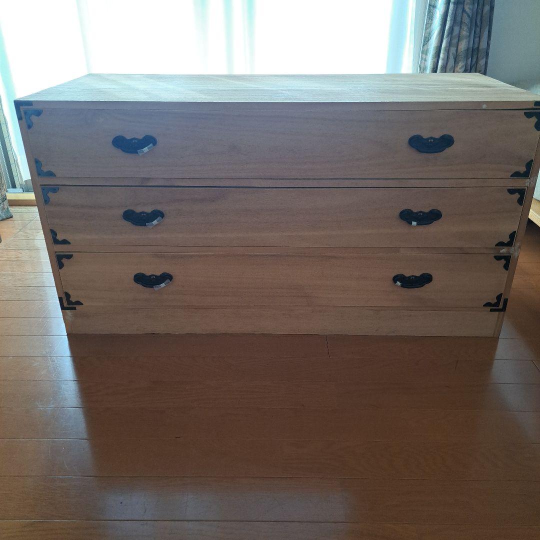 桐箪笥　三段　着物ダンス