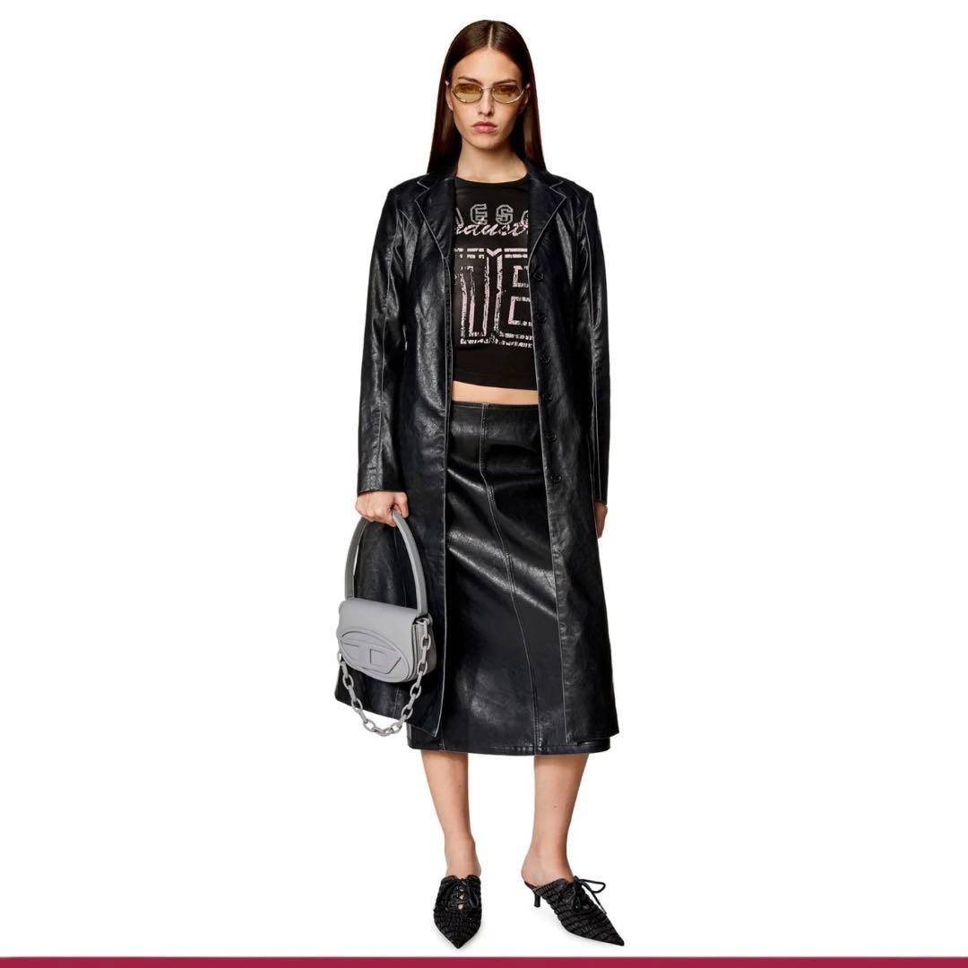 DIESEL ディーゼル 1dr ショルダーバッグ グレー