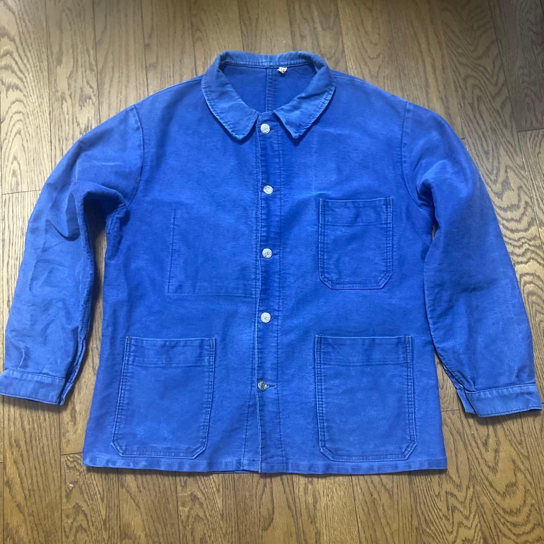 最終価格です　70年代　フレンチモールスキン　カバーオール