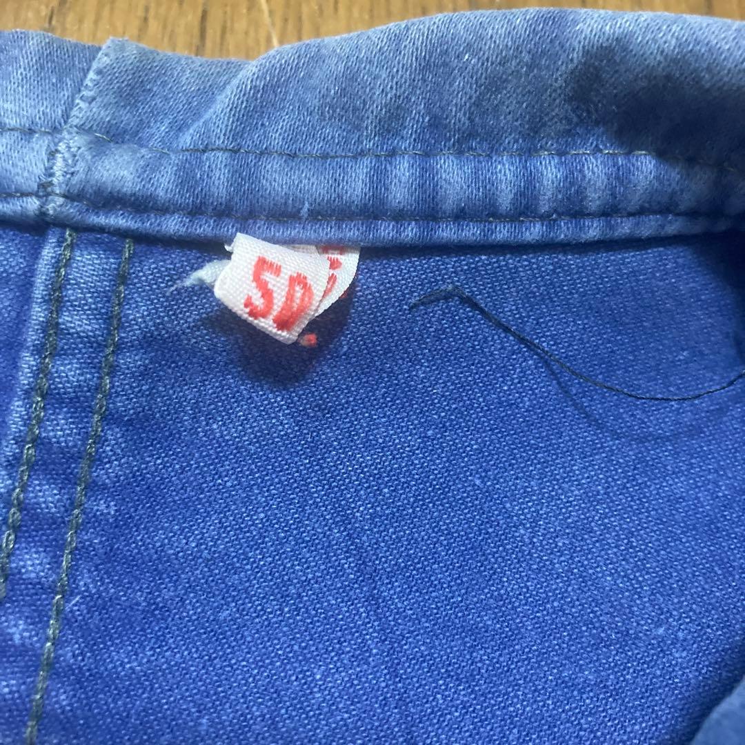 最終価格です　70年代　フレンチモールスキン　カバーオール