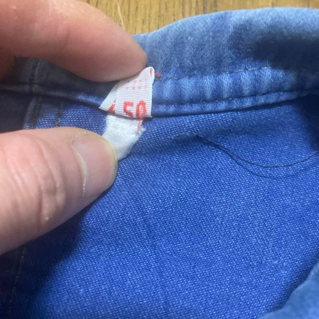 最終価格です　70年代　フレンチモールスキン　カバーオール