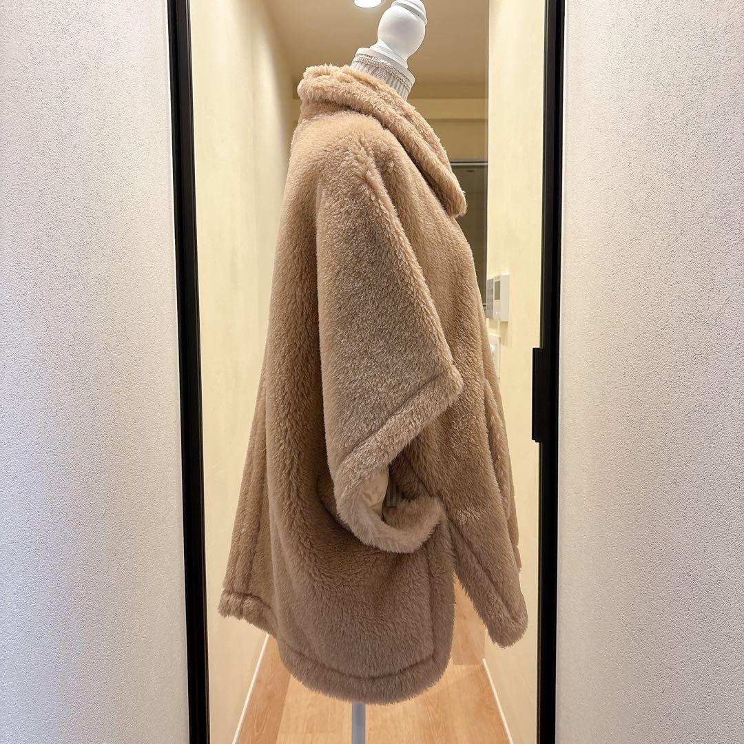 美品マックスマーラ　テディベアUNICAカシミヤ混　サンドTEBE1