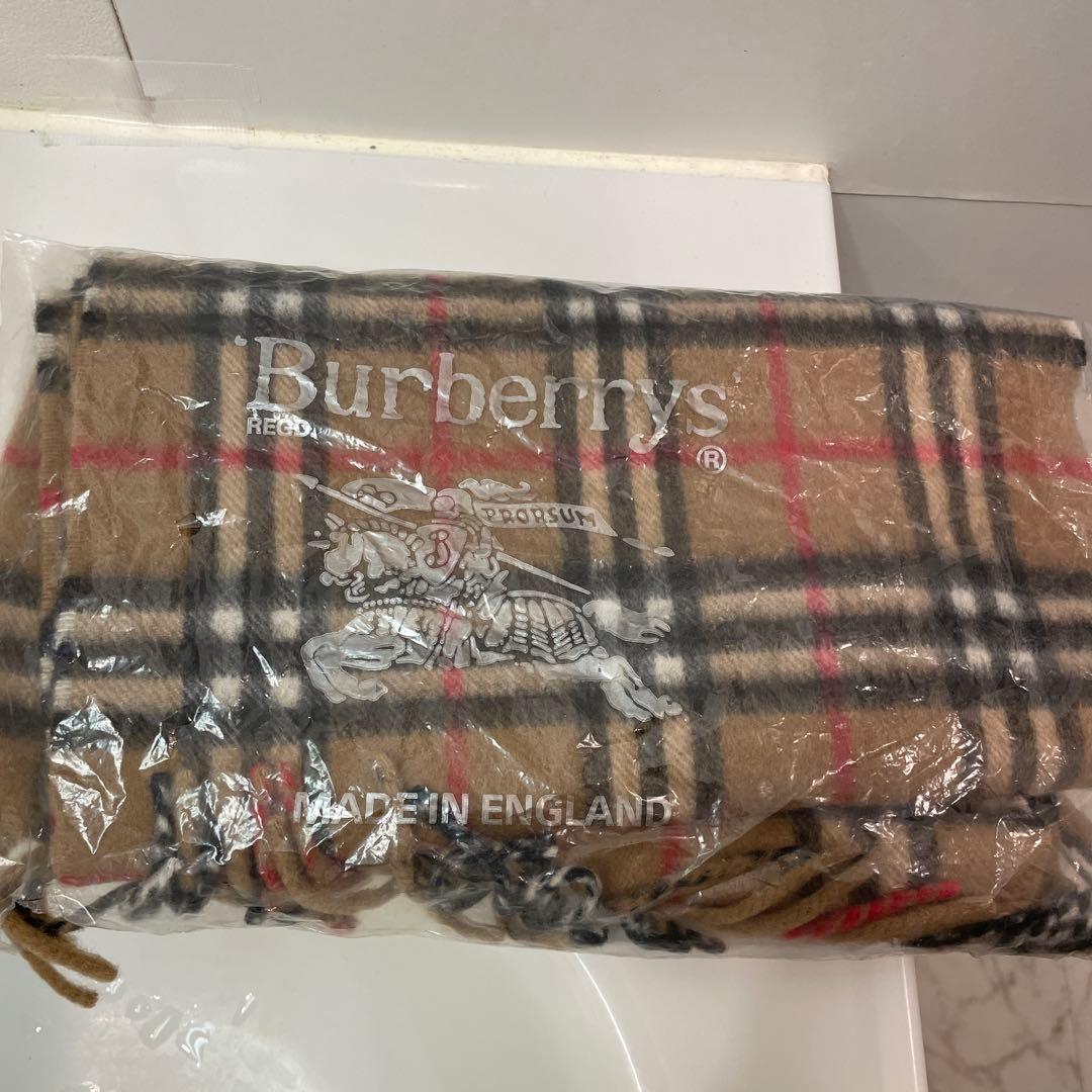新品バーバリーマフラー　England