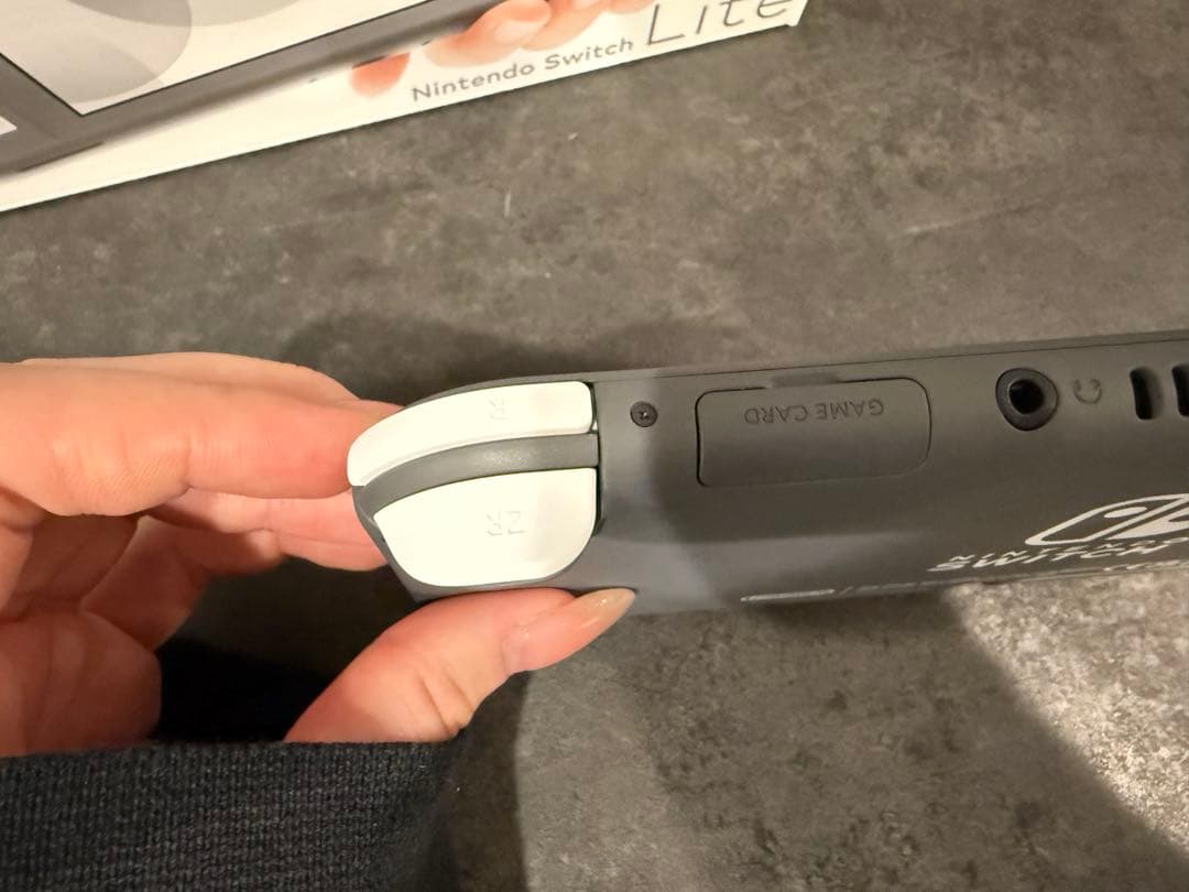 かぐらゐ　Nintendo Switch Lite グレー 本体 箱付き