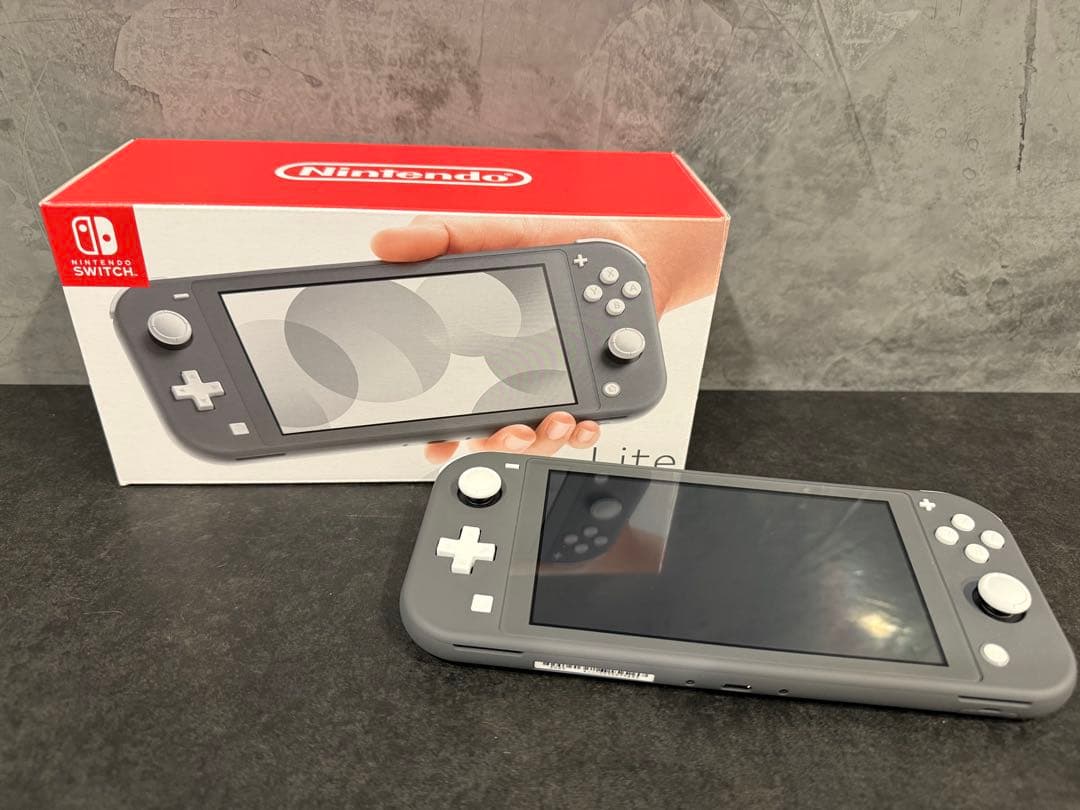 かぐらゐ　Nintendo Switch Lite グレー 本体 箱付き