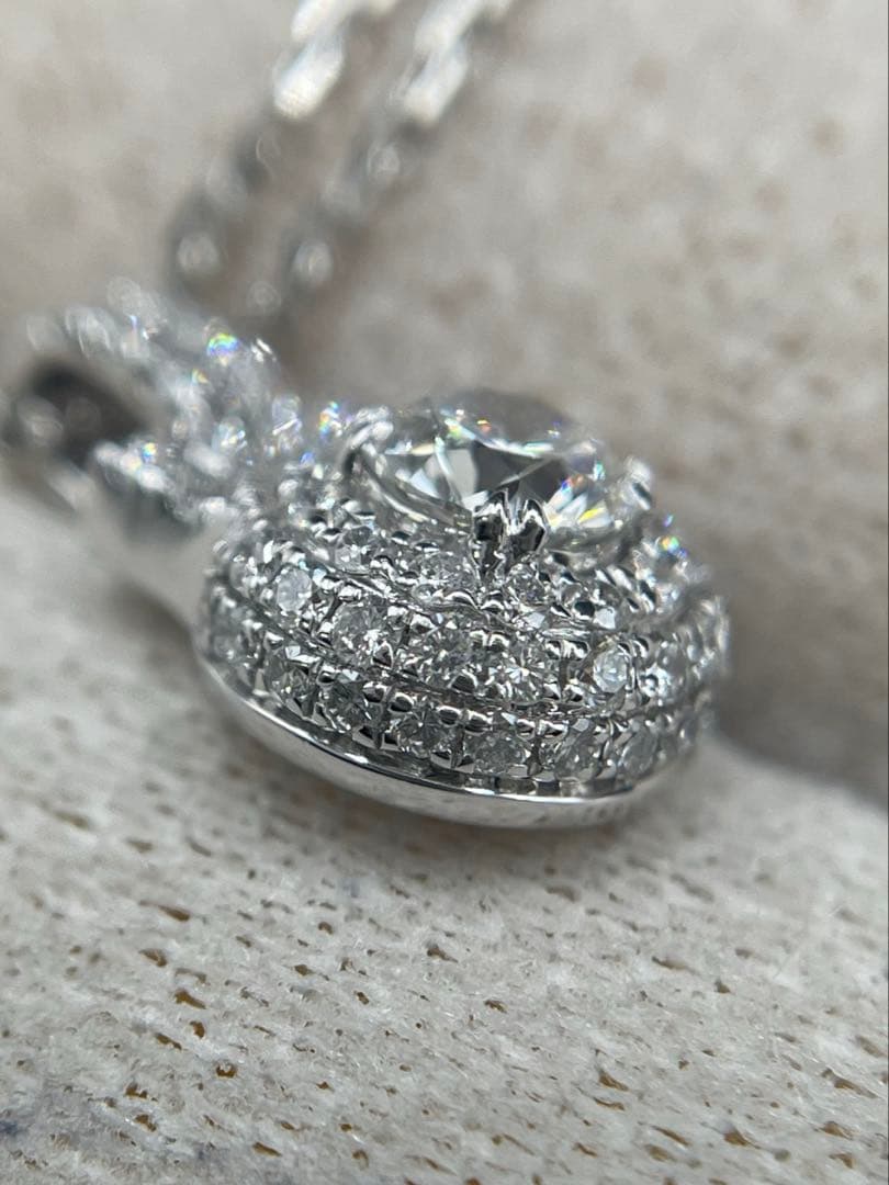 専用JB5★高級 ダイヤモンド0.41ct ネックレス GIAコピー付