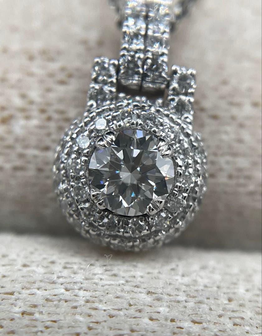 専用JB5★高級 ダイヤモンド0.41ct ネックレス GIAコピー付