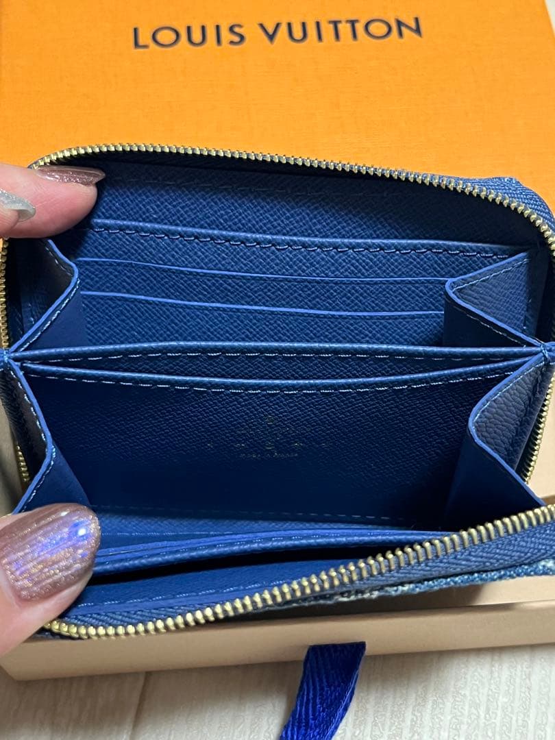 【新品未使用】ルイヴィトン　デニム　ケース　ジッピーパース
