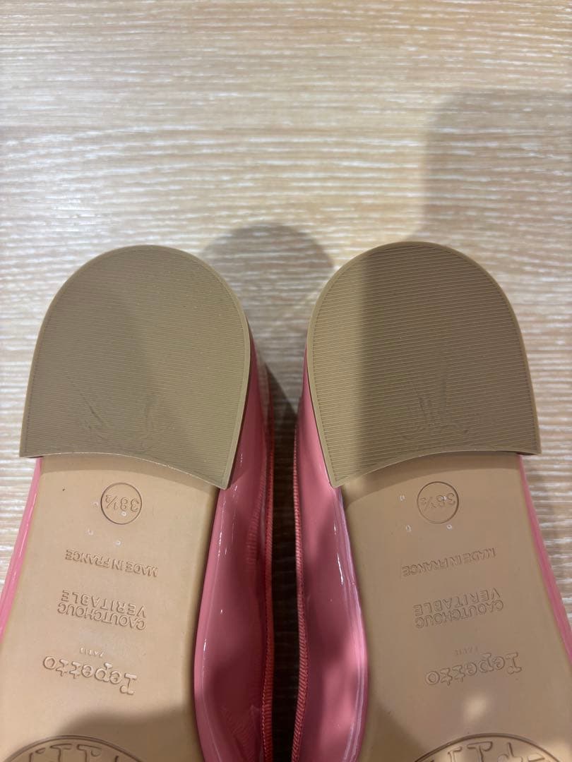 新品未使用 レペット Lepettoエナメル ピンク 38.5